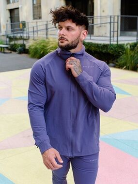 YoungLA Men's Performance Full-Zip Jacket